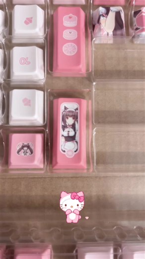 Super shaky 😞 #nekopara #chocola #keycaps | Keyboard Accessories
