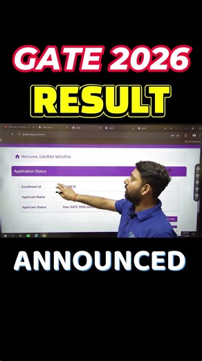 GATE 2026 RESULT ANNOUNCED🎯📢Gate Exam Result |Gate 2026 Exam | Gate result #gate2026result #gate2026