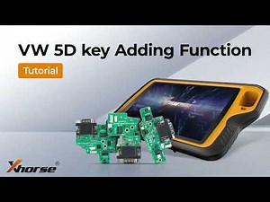 How to Add VW MQB49 5C/5D Key with Xhorse VVDI Key Tool Plus and 5C 5D Adapter- XhorseVVDI.com