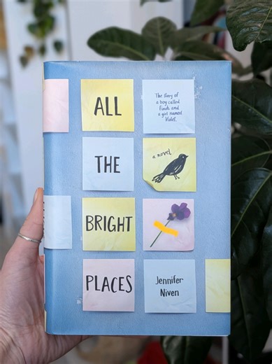 📘 All the Bright Places by Jennifer Niven Rating: 4.75⭐ Review: I haven't sobbed at a book in a while, but oof this got me. It does take place partly in a high school & the two main characters are high school students, so there's a few components that are young adult-focused, but I think most people would be able to relate to many components in this. I think the portrayal of Finch & his mental health is much stronger than Violet & how she processed things & I think that the adults in this book 