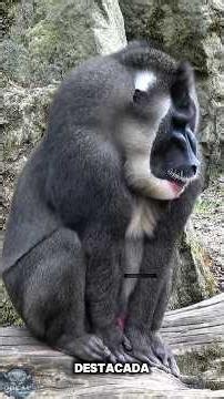The animal that wears a mask. #animals #drill #facts #biology #wildlife