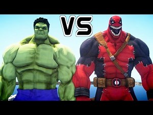 HULK VS VENOMPOOL - EPIC BATTLE