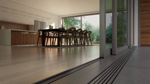 19K views · 108 reactions | The bottom-rolling Series 704B SlideMASTER™ Stacking Sliding Door is designed for applications where bold, wide panels are required and a minimal sill is preferred. The low line sill – only 35mm high – can be seamlessly recessed into the floor for a smooth transition between inside and outside living spaces making it a great choice for architecturally designed homes opening onto alfresco areas. | AWS Australia | Facebook