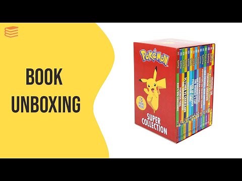 Pokemon Super Collection Series Books 1-15 Box Set By Tracey West - Book Unboxing