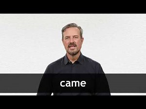 How to pronounce CAME in American English