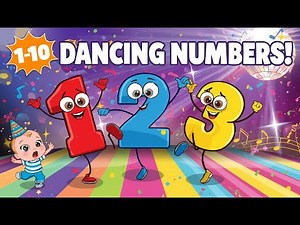 🔢✨ DANCING NUMBERS 1-10! Kids Learn Counting with EPIC Dance Moves | Educational Songs for Kids