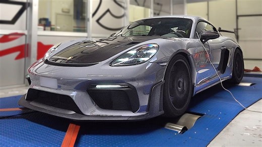 Porsche 718 GT4 RS Dyno Test JCR vs Akrapovic Exhaust