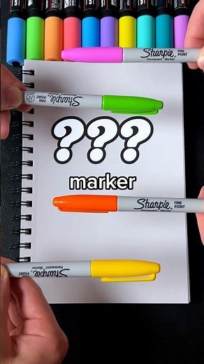 Drawing, But With ONE Random Marker…Pt.6 (#shorts)