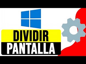 Cómo DIVIDIR la PANTALLA en 2 VENTANAS en WINDOWS 10 2025 | Multitarea en Windows