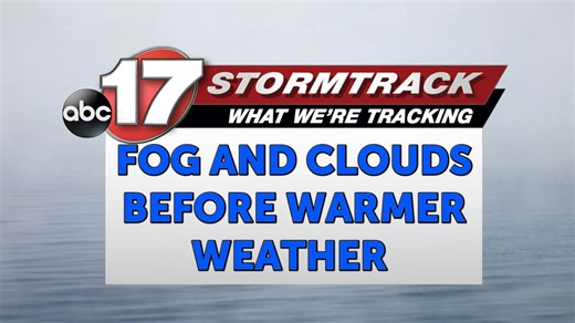 Tracking fog and clouds to end the week before a noticeable warmup