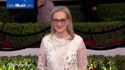 Wonderful in white! Meryl Streep beautiful at SAG Awards