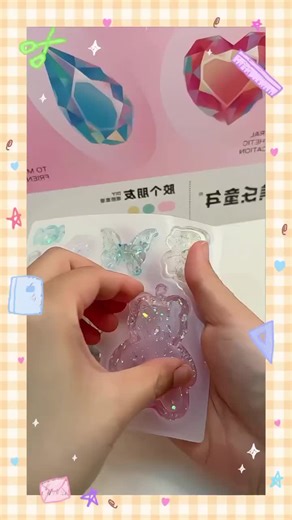 Level up your crafts with this! ✂️🩵 #DIYLover #CraftingFun #SparklyDIY #CuteCrafts #CraftTok #fyp #fypシ゚