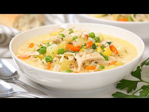 Chicken Pot Pie Soup | Hearty Fall Soup Recipe
