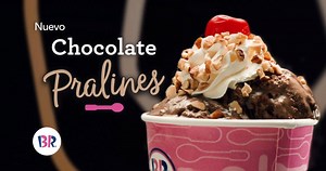 ¡Aprovecha que se acaba! 😋 No te quedes sin tu bocado de Chocolate Pralines, ahora en tu Baskin-Robbins favorito. | Baskin-Robbins