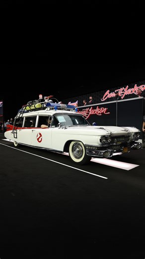 Barrett-Jackson on Instagram: "Guess how much this 1959 Cadillac Miller-Meteor re-creation of the Ectomobile ("Ecto-1") sold for at the 2025 Scottsdale Auction? Hint: The answer is in the video - watch till the end! Click the link in bio to learn more ... #BarrettJackson #BJAC #BarrettJacksonScottsdale #SD25 #ScottsdaleAuction #ClassicCars #CollectorCars #NoReserve #Westworld #WestWorldOfScottsdale #BJACScottsdale #Cadillac #Ghostbusters #Ectomobile #Ecto1 #WhoYouGonnaCall"