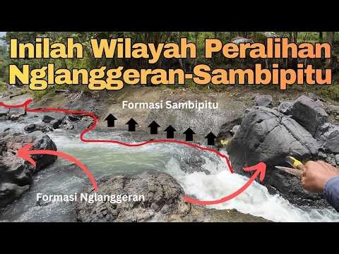 Inilah Zona Peralihan Formasi Vulkanik Nglanggeran dan Batuan Lanau Formasi Sambipitu Gunungkidul