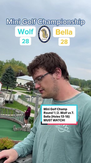 Mini Golf Championship: Wolf vs Bella in Round 1
