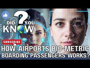 How Airports Bio-metric Facial Recognition Scan Boarding Passengers Works Travel Automation Check-In