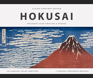 ArtStation - Hokusai Procreate Brushes | Brushes