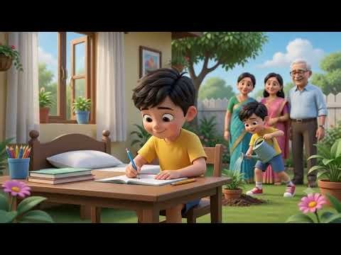 . The main character is a cute 8-year-old boy named Chintu