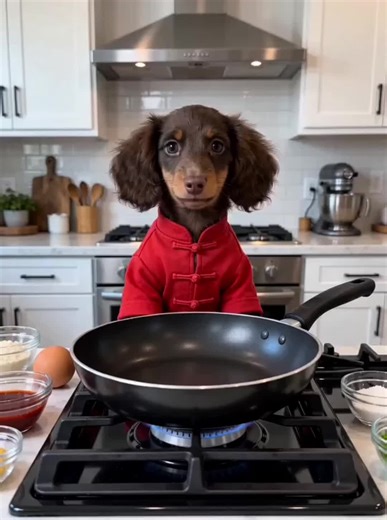 My dog cooks for me every day.#dog#aidog #dogsoftiktok #dogchef#fyp | dogs