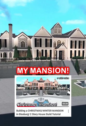 Bloxburg Mansion Build Tutorial for Roblox