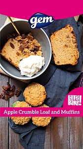 Gourmet Sultana and Apple Crumble Loaf 🍎✨ Type YES for the recipe and bake your way to pure comfort. 🍰✨ The only recipe you’ll need for those cosy, chilly evenings – it’s like a hug in a bowl! 🤗 This gorgeous and easy-to-make recipe is made with GEM Gourmet Sun-Dried Sultanas – now in a fresh new look but with the same delicious taste you know and love. The apples in the loaf keep it perfectly moist, while the crunchy caramel crumble on top adds the ultimate finishing touch. 😍 💡 Bonus: This