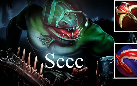 【睡前DOTA第十三期】Sccc潮汐猎人第一人称视角，大炮+黯灭+A杖暴力出装！！！水师傅别刮了