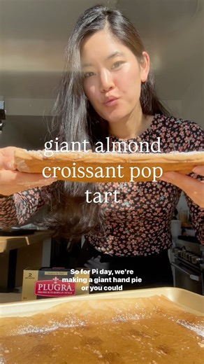 25K views · 39 reactions | A giant almond croissant pop tart for Pi...