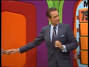 The Price Is Right (3/12/85) - Money Game blooper - Bob pulls the wrong card