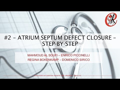 Interventional cardiology - Atrium Septum Defect closure - Step-by-step