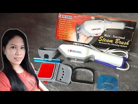 STEAMER for Clothes How To Use | 4in1 Multi- functional Steam Brush | Edmark