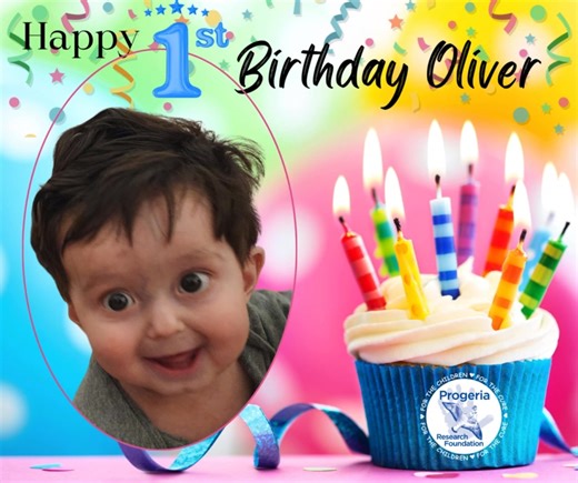 🎉 Happy 1st Birthday, Oliver! 🎂 Let’s all welcome Oliver (“Ollie”) from the USA 🇺🇸 to the Progeria Research Foundation (PRF) family! Ollie is a joyful and curious little guy who loves to dance — especially to “The Twist” by Chubby Checker — toss a ball back and forth, and read books. 📚 He brings so much love and happiness to everyone around him. Help us celebrate this special milestone! #Progeria #happybirthday | Progeria Research Foundation