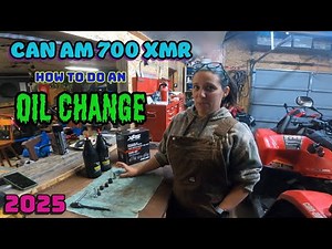 2025 Can AM 700 XMR Oil, Transmission, & Differential Fluid Change