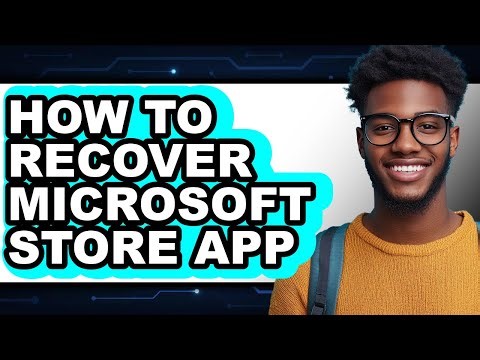 How to Recover Microsoft Store App (easy Method)