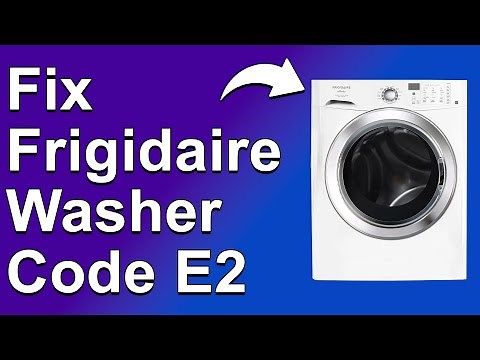 How To Fix Frigidaire Washer Code E2 (Machine Takes Too Long To Drain - Simple Steps To Solve It!)