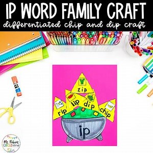 ip Ending Words | Word Family ip Craft