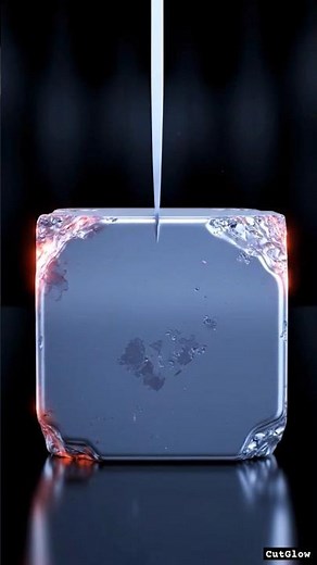 Cutting Element 103 Lawrencium in Half! 🔪⚛️✨ #shorts