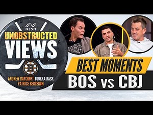 Best of BOS vs CBJ | Unobstructed Views with Tuukka Rask, Patrice Bergeron, and Andrew Raycroft