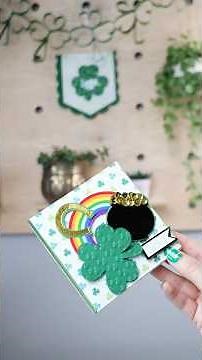St. Patrick Day Shadow Box - We'R Maker - Shadow Box Punch Board