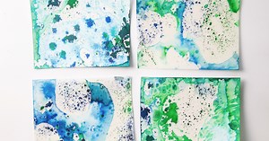 How to Do Paper Marbling with Oil and Food Coloring