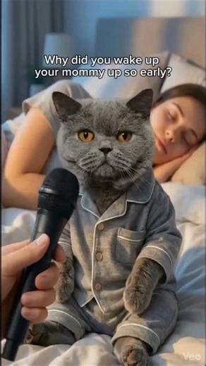 The truth about why cats wake us up early! 😂 #shorts