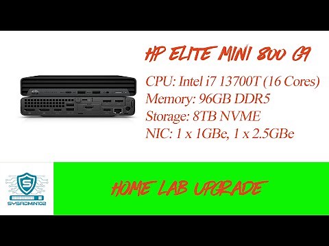 🚀 HP Elite Mini 800 G9 Upgrade – RAM & NVMe SSD for the Ultimate Homelab Setup!