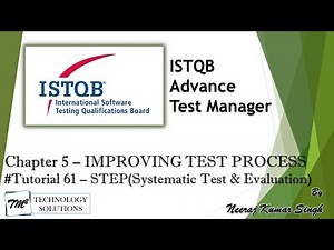ISTQB Test Manager | 5.7 STEP | Systematic Test and Evaluation Process | ISTQB Tutorials
