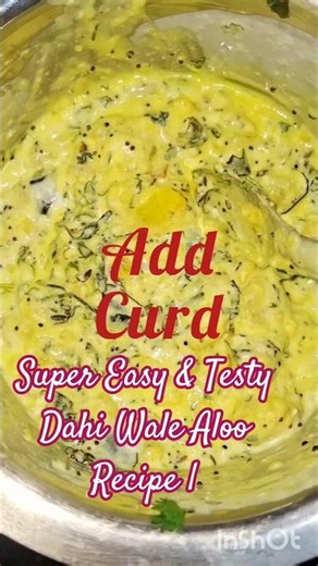 ​Super Easy & Testy Dahi Wale Aloo Recipe | दही के आलू ऐसे बनाएंगे तो उंगलियां चाटते रह जाएंगे!