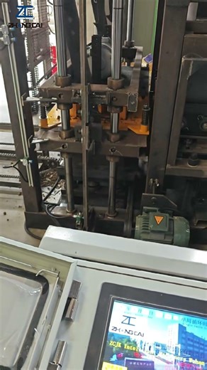ZCJK Block Machine Pre-shipment Test producing hollow block