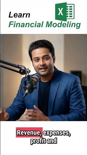 Financial Modeling in Excel 📈 | Automated Finance Dashboard | #ExcelShorts