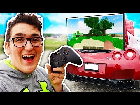 09SHARKBOY'S MINECRAFT SUPERCAR GAMING SETUP!