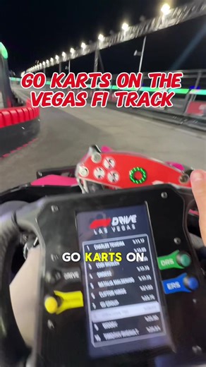 Race Go Karts on the Las Vegas Grand Prix Circuit