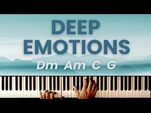 Backing Track Piano Improvisation – How to Play Emotionally (Dm Am C G)